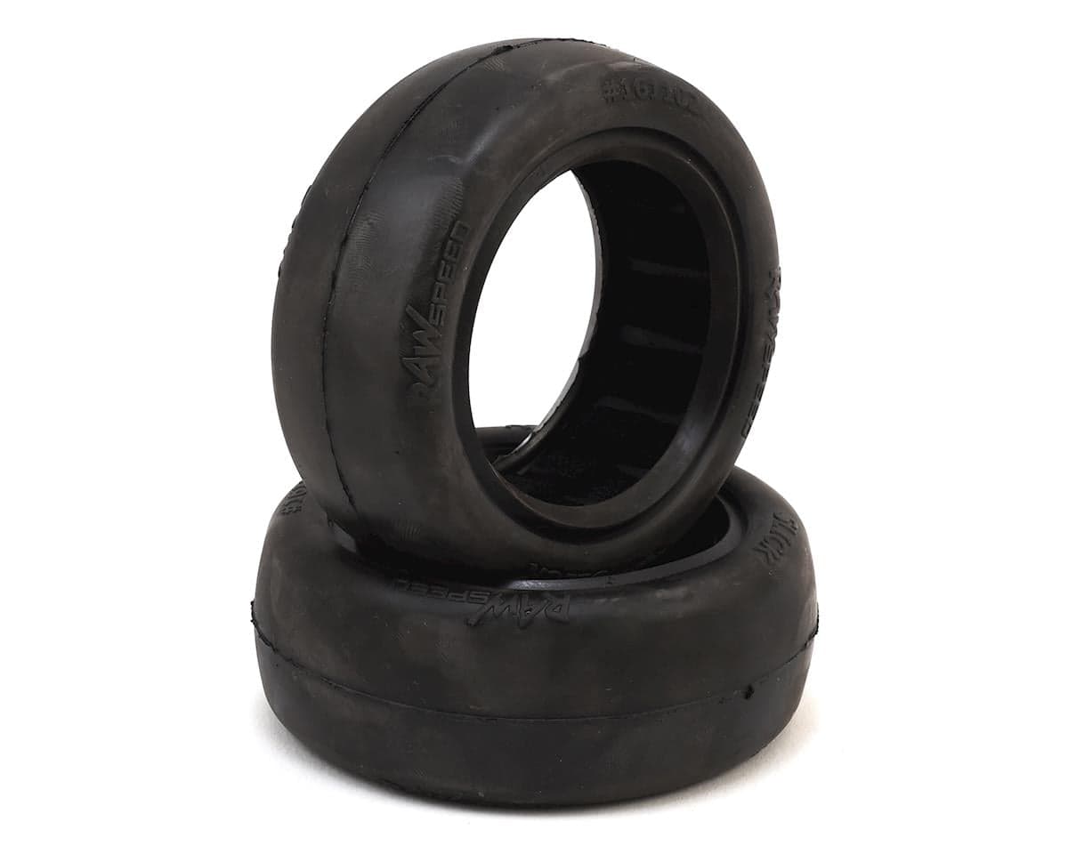 Raw Speed RC Slick 2.2" 1/10 2WD Front Buggy Tires (2) (Super Soft) w/Foam Inserts