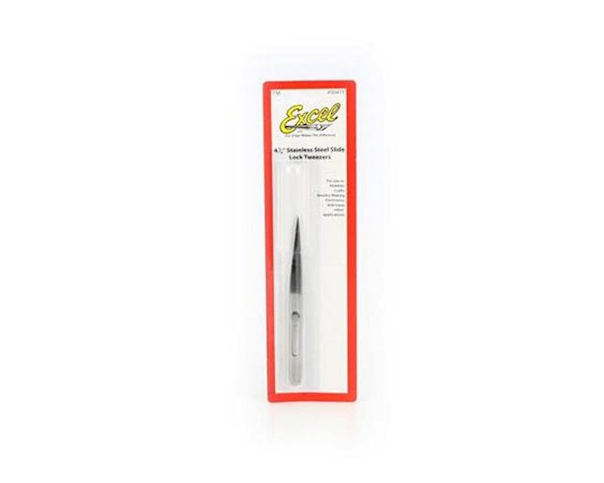 Excel SS Tweezer,4-3/4" CSlide