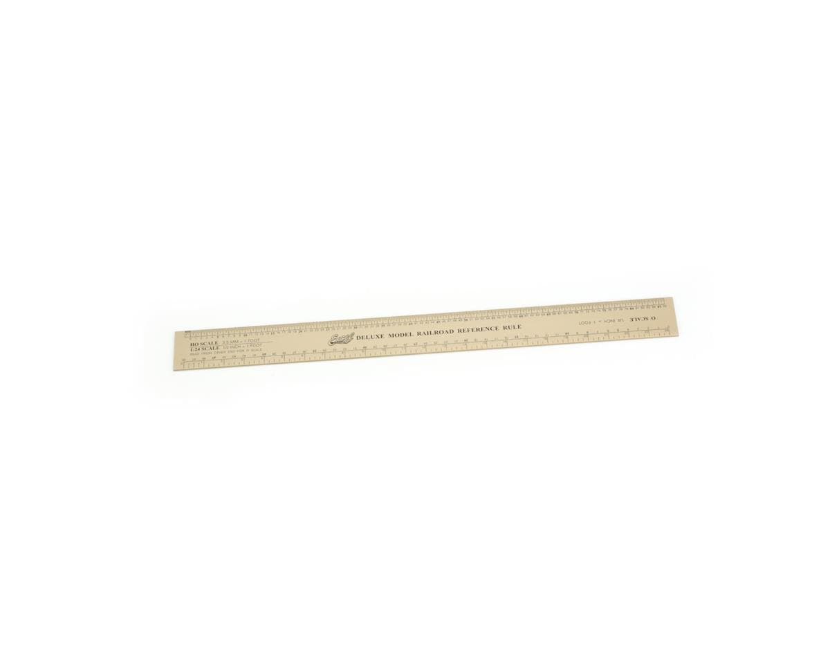 Excel Deluxe Model Railroad Ruler, Alum.