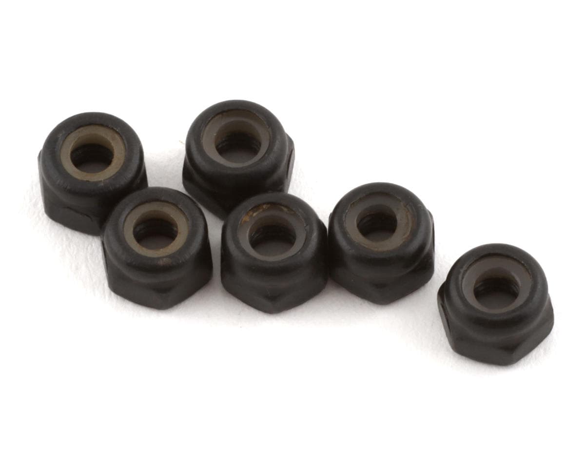 HPI 3mm Lock Nut (Black) (6)