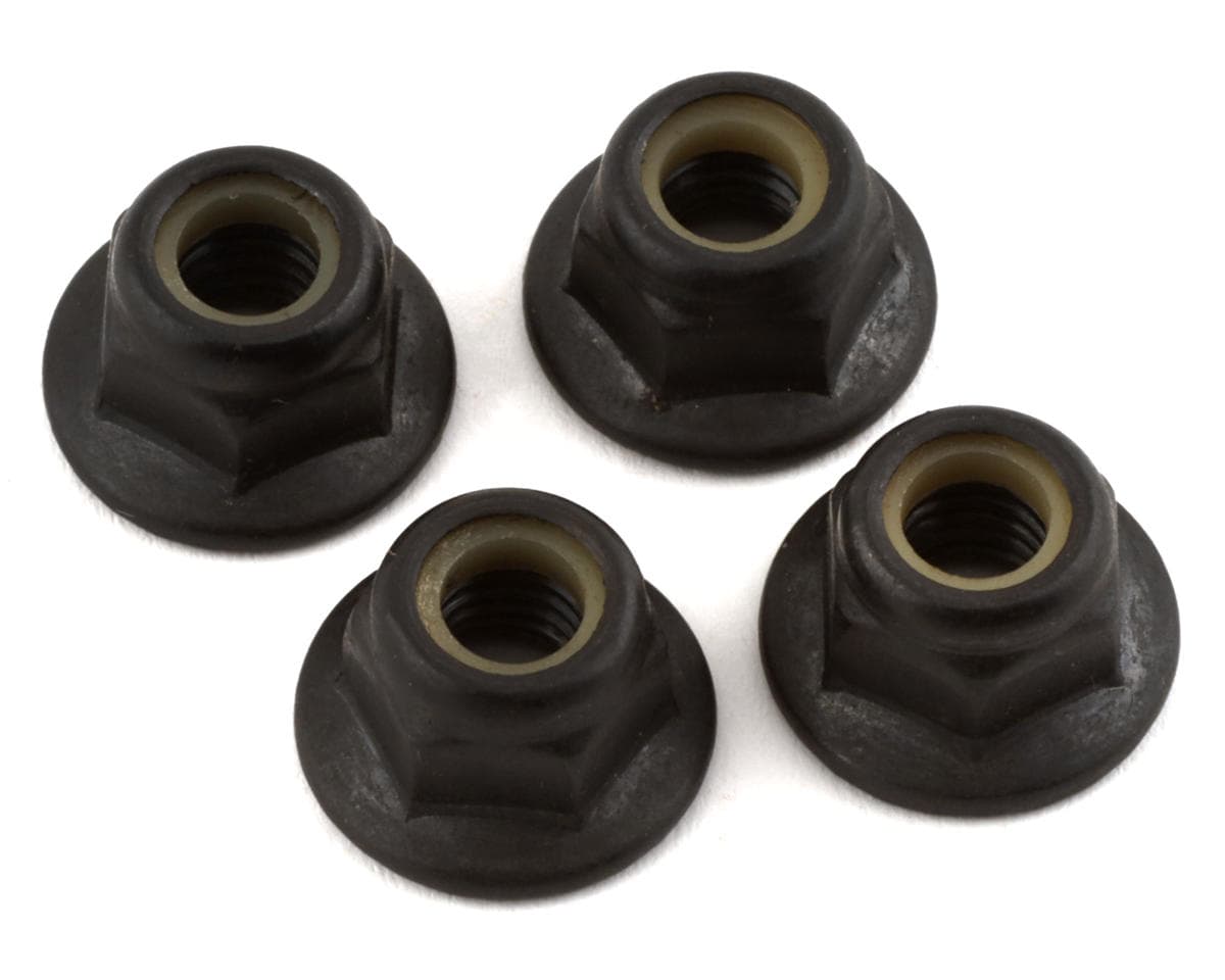 HPI 5mm Flanged Locknut (4) (Clockwise)