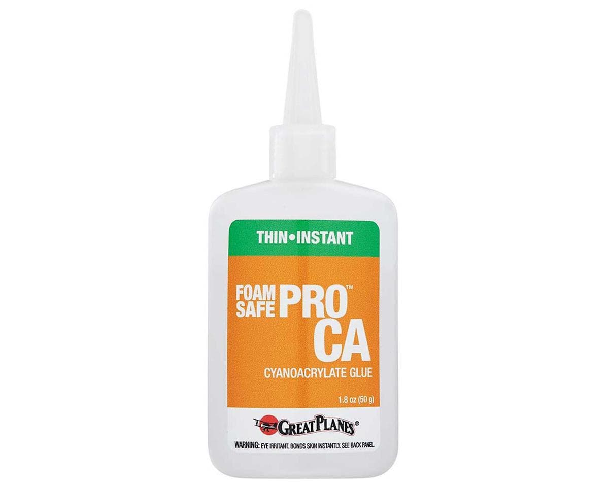 Great Planes Pro Foam Safe CA Glue (Thin) (1.8oz)