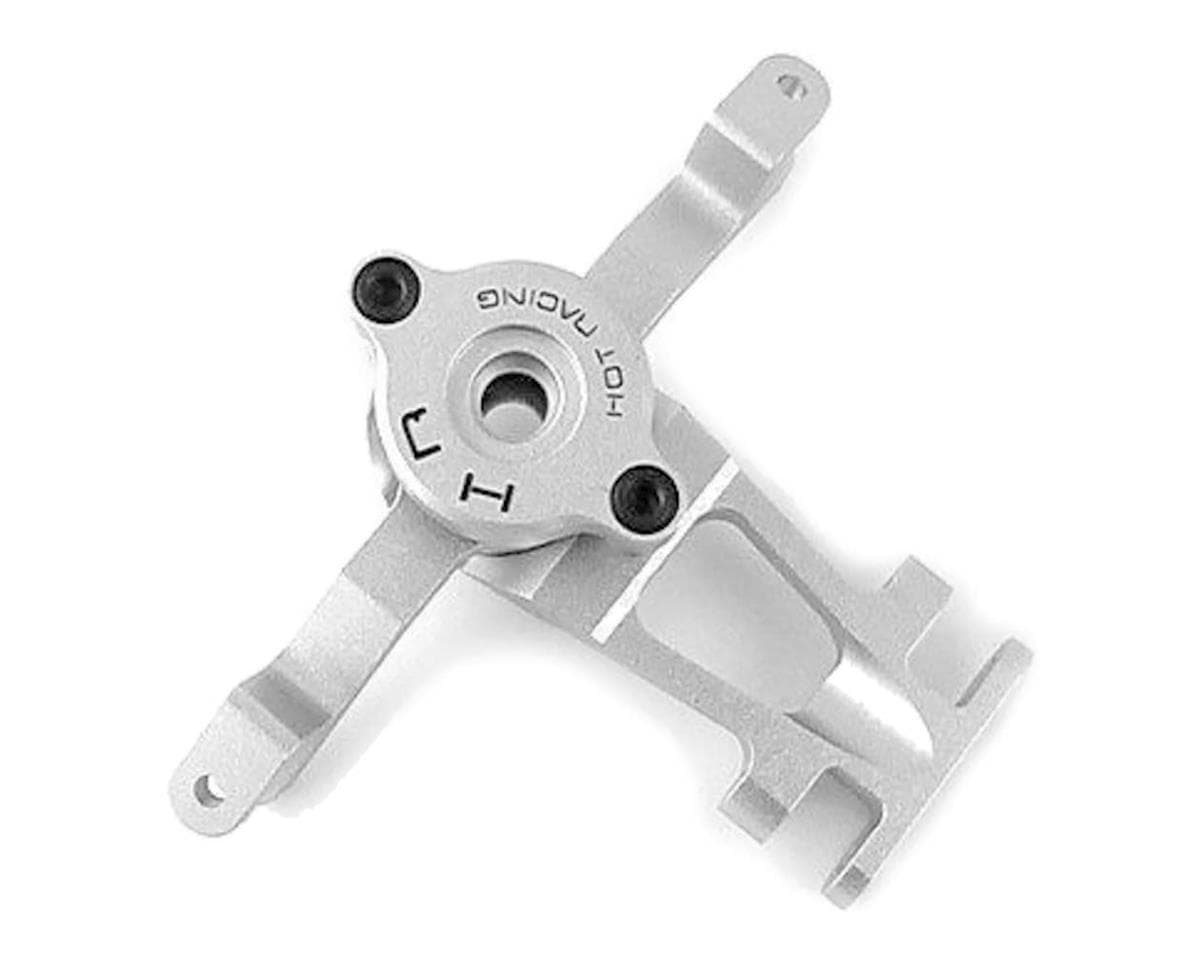 Hot Racing Silver Aluminum Steering Assembly for Traxxas Summit/E-Revo/Slayer