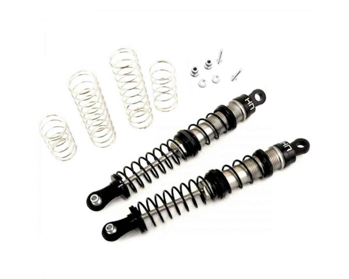 Hot Racing 126mm Aluminum Double Spring Shock Set (Black)
