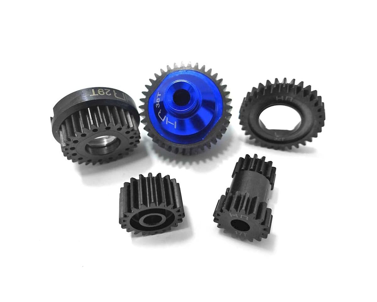 Hot Racing Hardened Steel Two-Speed Gear Set for Traxxas Jato 3.3