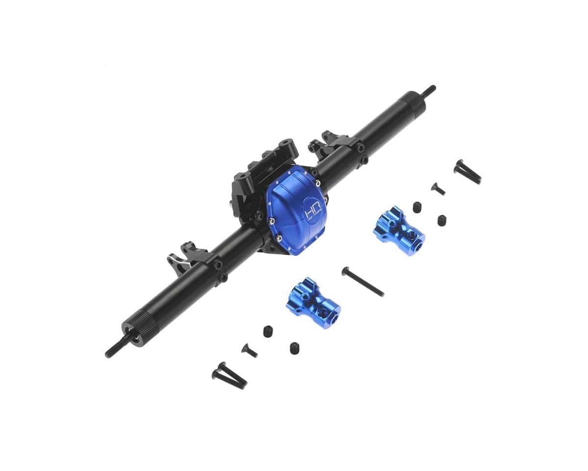 Hot Racing Aluminum Axle Set Steel Gears Rear Hub Black