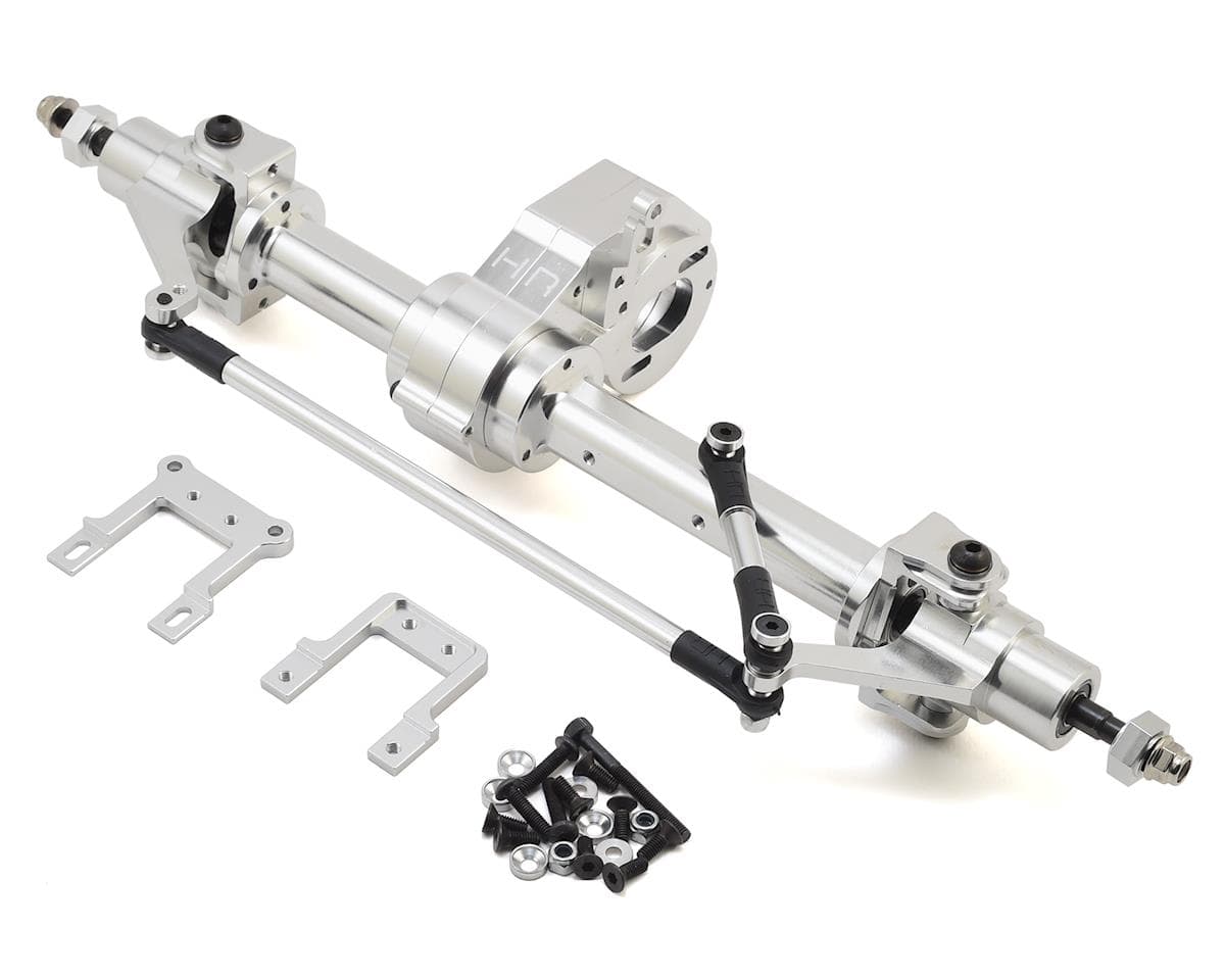 Hot Racing Tamiya Clod Rock Crawler Power Axle Set (Silver)