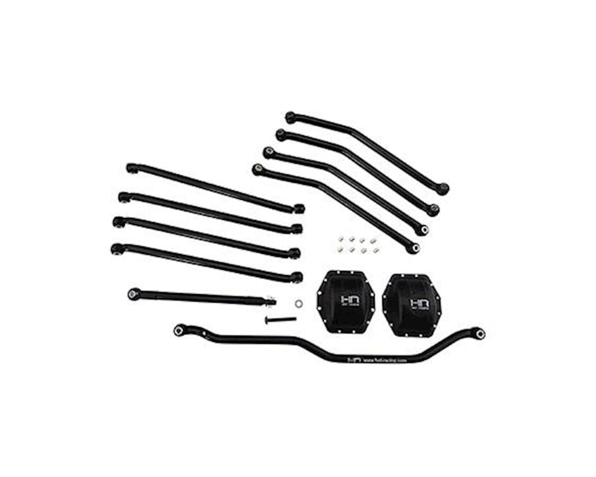 Hot Racing Wraith/AX10 Ridgecrest Aluminum Link Set (Black)
