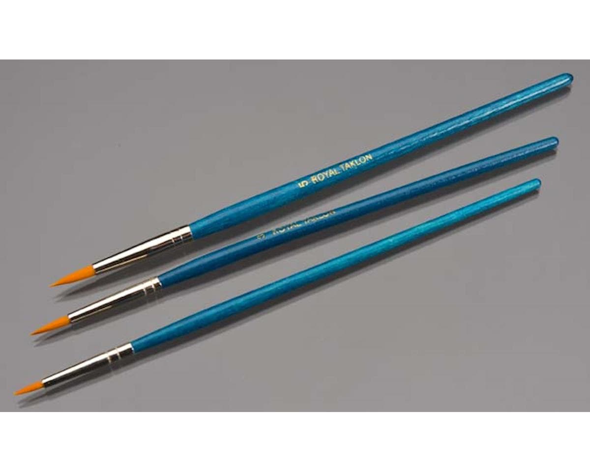 Royal Brush Manufacturing Gold Taklon Round Value Brush Set