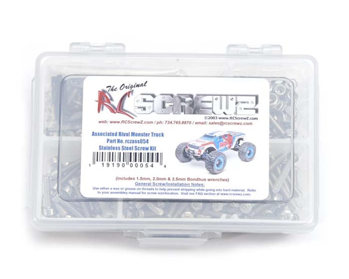 RC Screwz SS Screw Kit ASC Rival Monster Truck