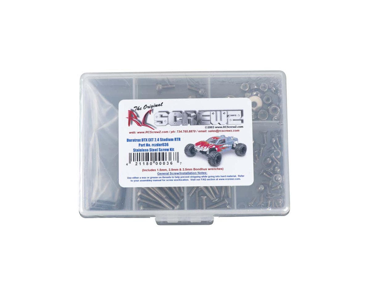 RC Screwz DuraTrax Evader EXT Stainless Steel Screw Kit