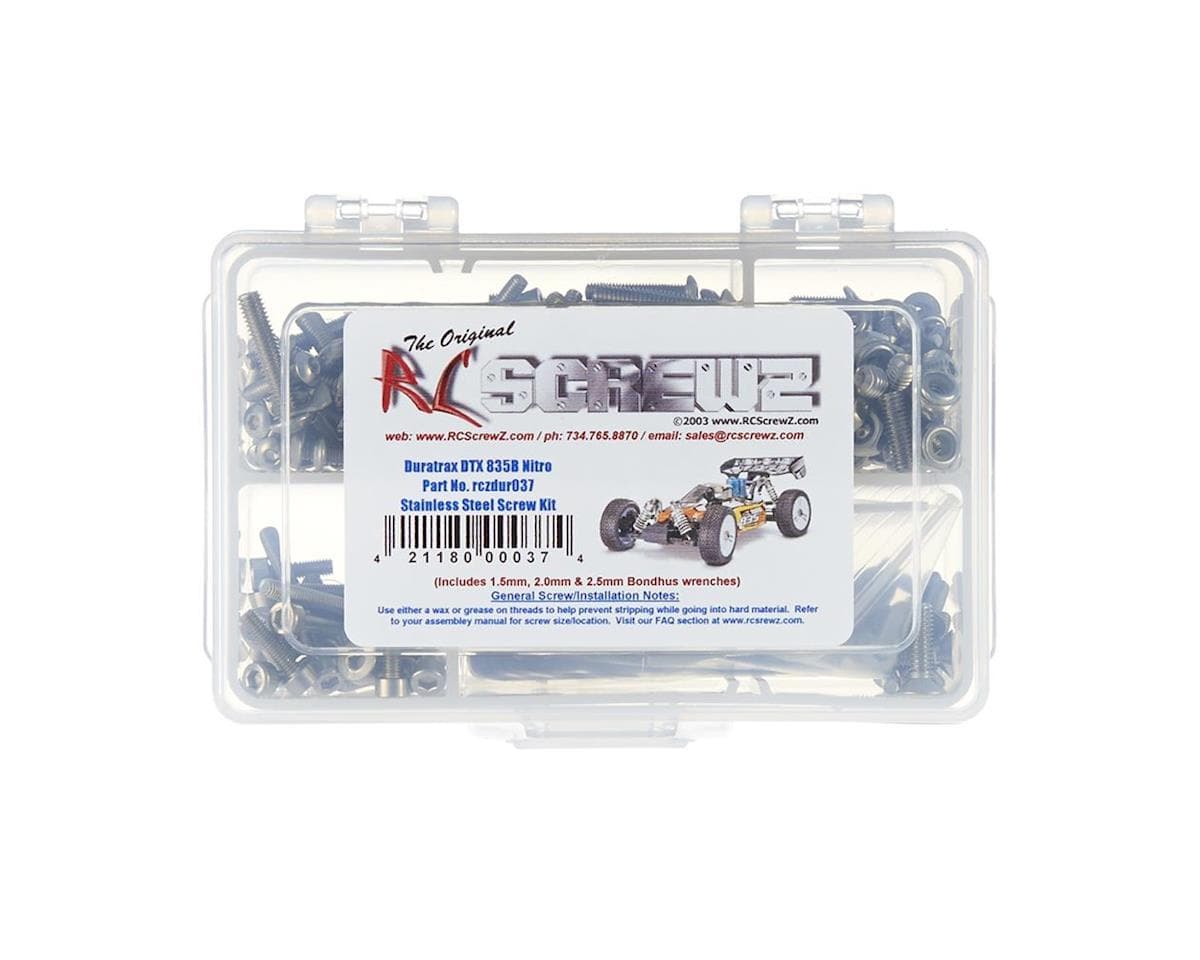 RC Screwz DuraTrax 835B 1/8 Buggy Stainless Steel Screw Kit