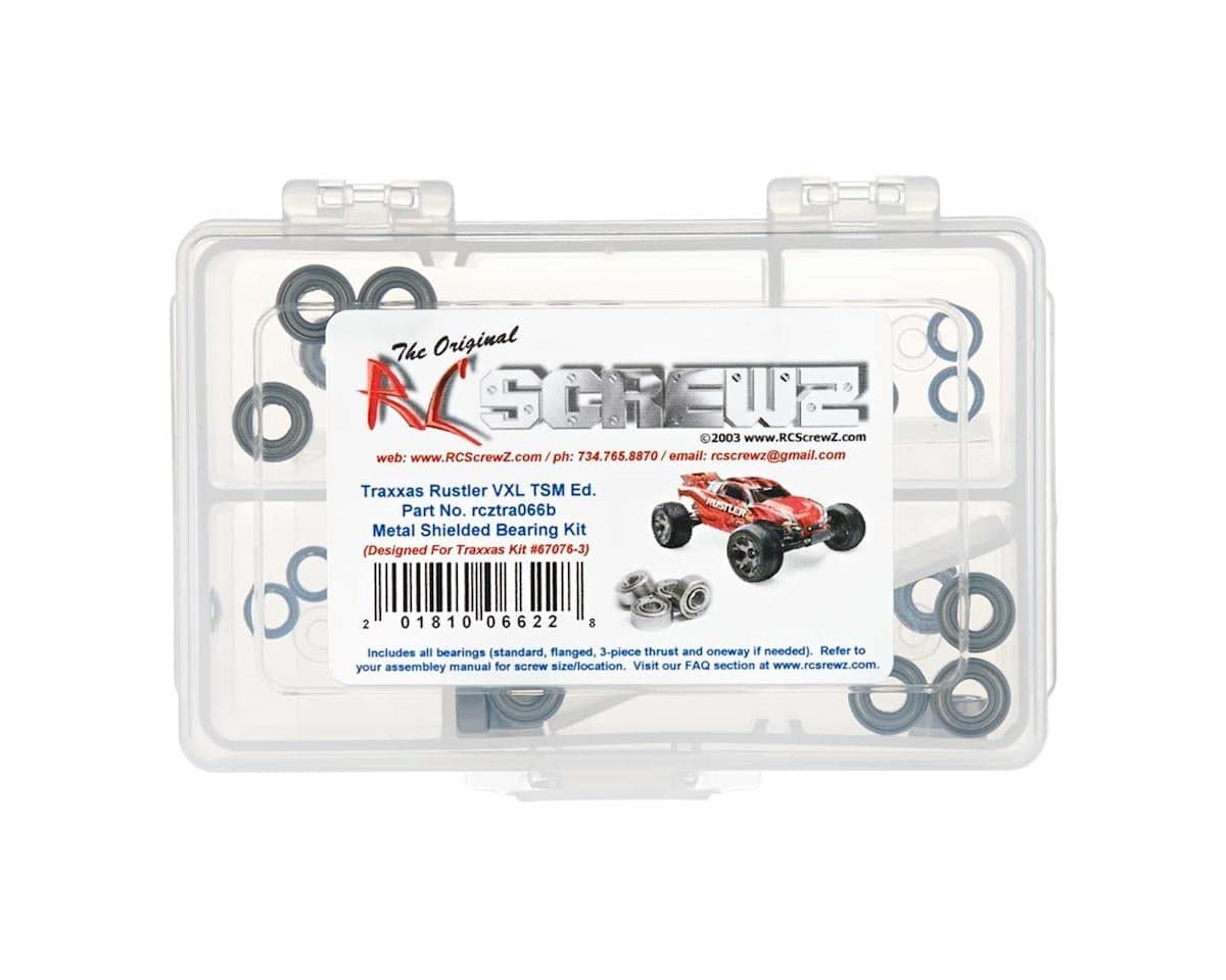 RC Screwz Metal Shielded Bearing Kit for Traxxas® Rustler® VXL TSM®