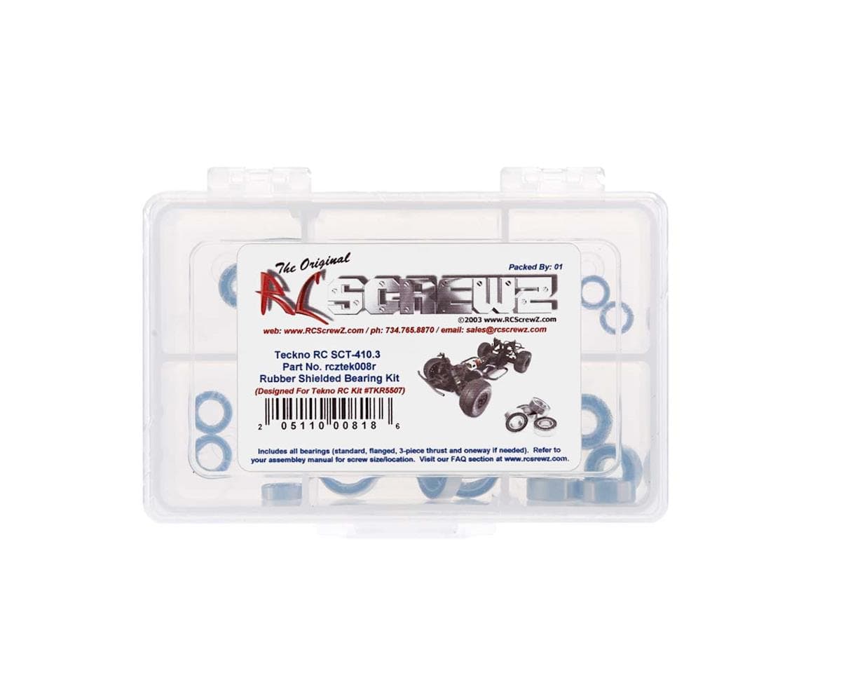 RC Screwz Tekno RC SCT410.3 4WD Rubber Shielded Bearing Kit
