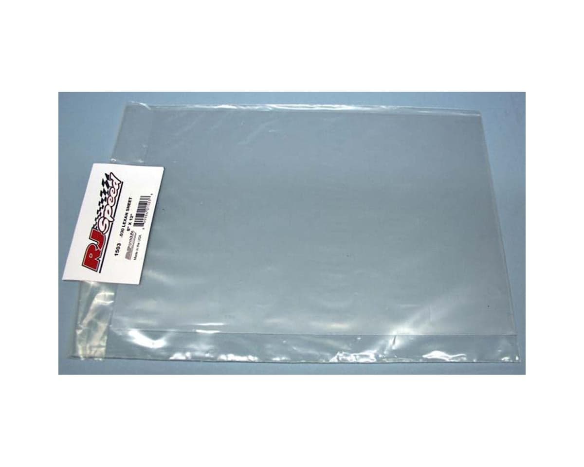 RJ Speed 8x12" Polycarbonate Sheet (.030)