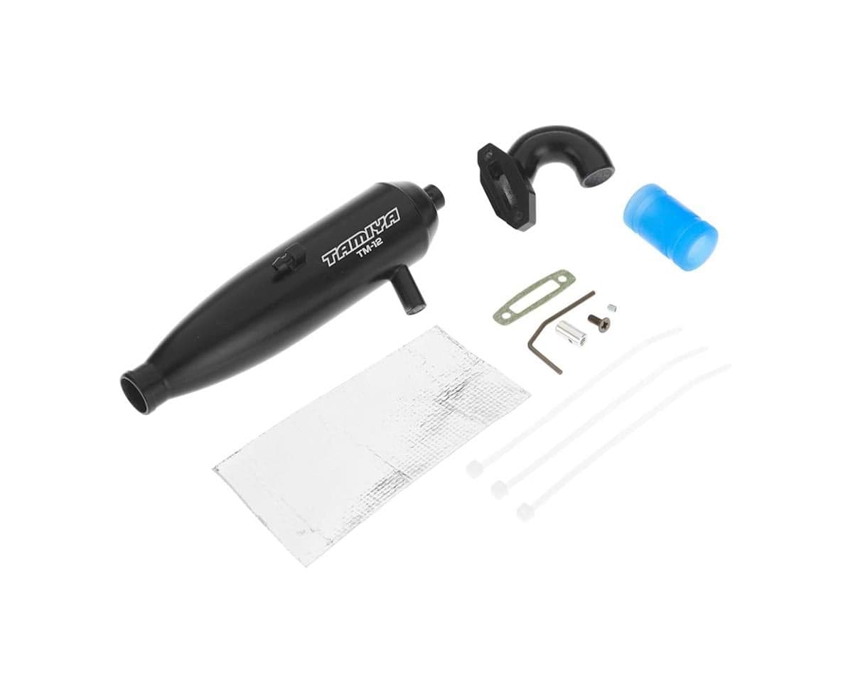 Tamiya GP TM-12 Race Tuned Muffler w/Manifold