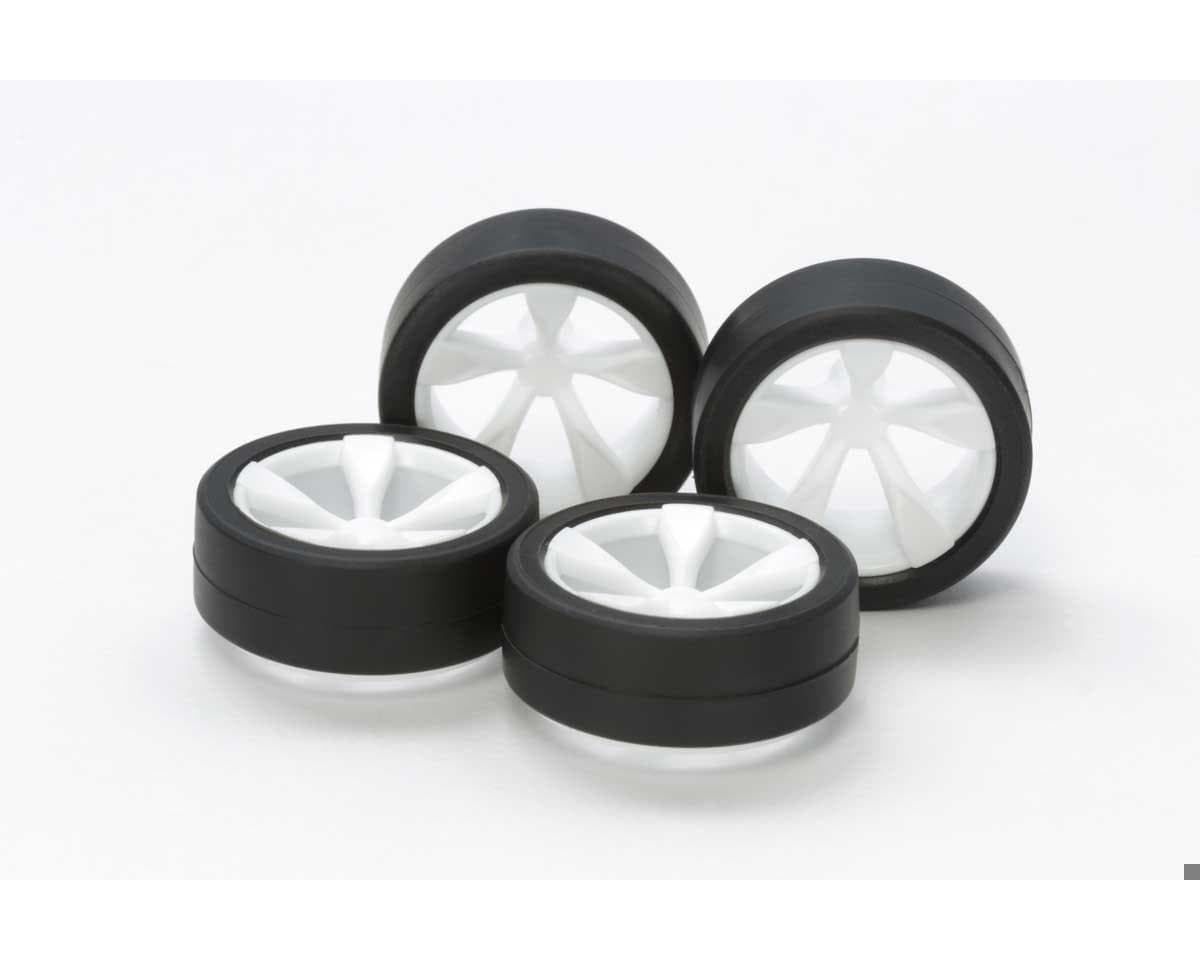 Tamiya JR Low Profile Tire/Wheel Set 5-Spoke
