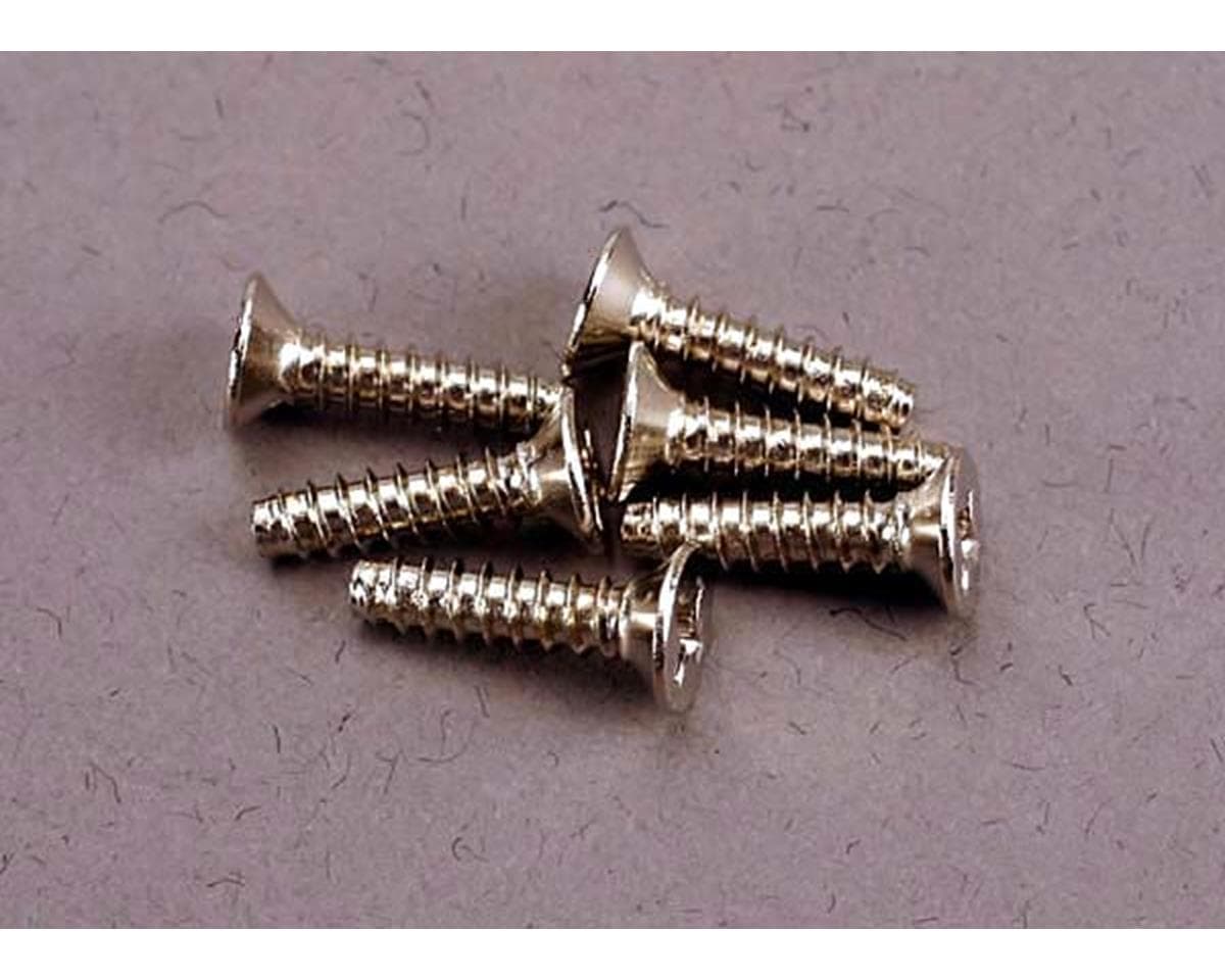 Traxxas 3x12mm Self Tapping Flat Head Screws (6)