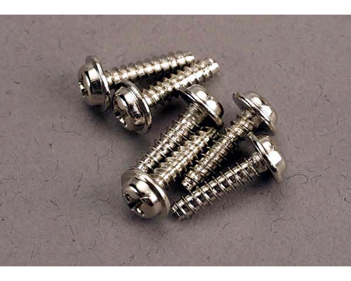 Traxxas 3x12mm Self-Tapping Washerhead Screws (6)