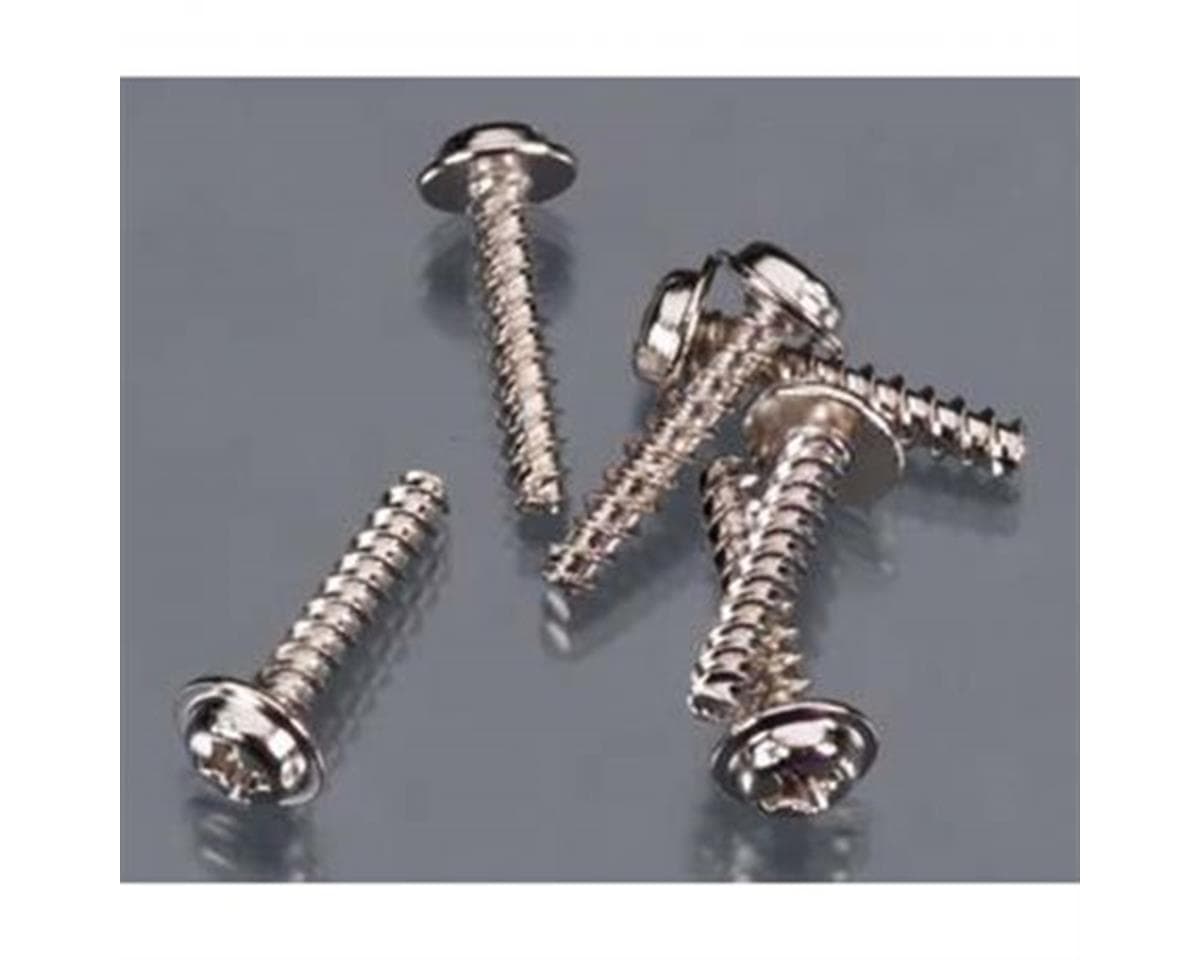 Traxxas 3x15 Self-Tapping Washerhead Screws (6)
