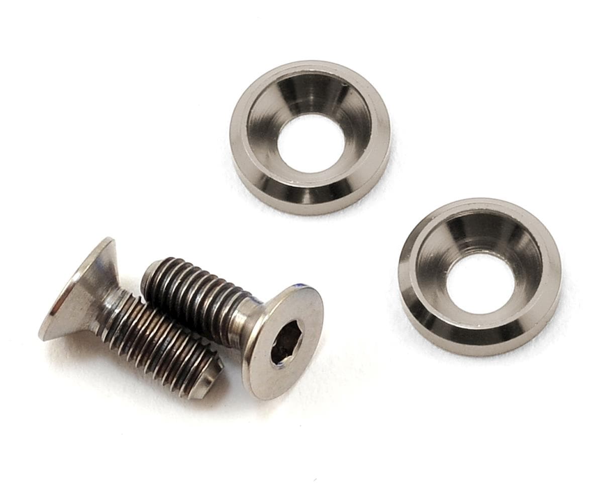 175RC 3x8mm Titanium Motor Screws (Grey)