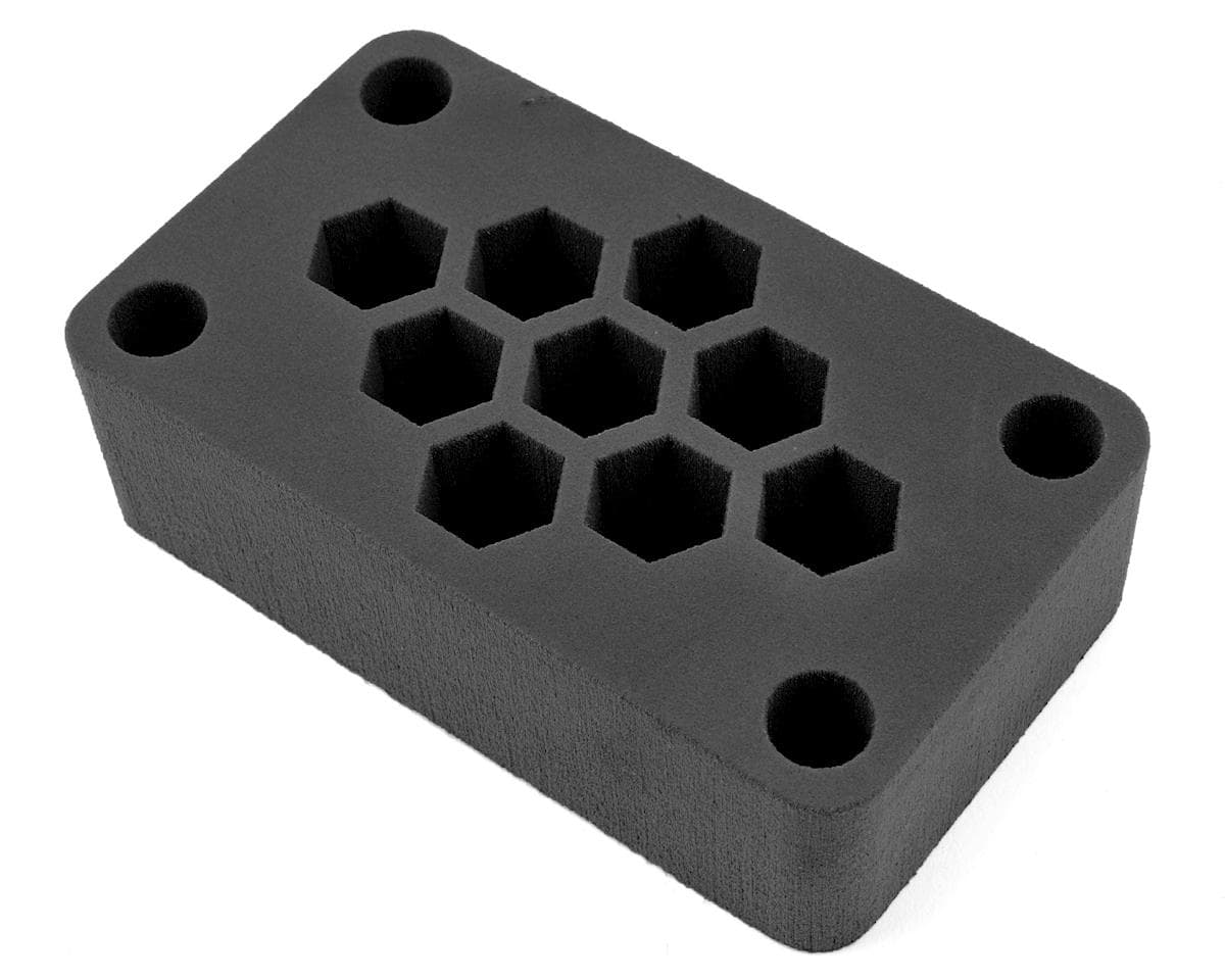Maxline R/C Products 7x4x2" Foam Car Stand (Black) (1/10 Off Road)