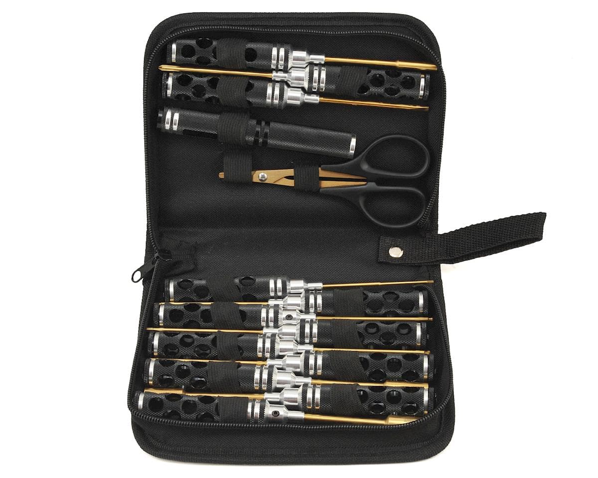 Maxline R/C Products 14-Piece Metric Honeycomb Tool Set w/Carrying Case