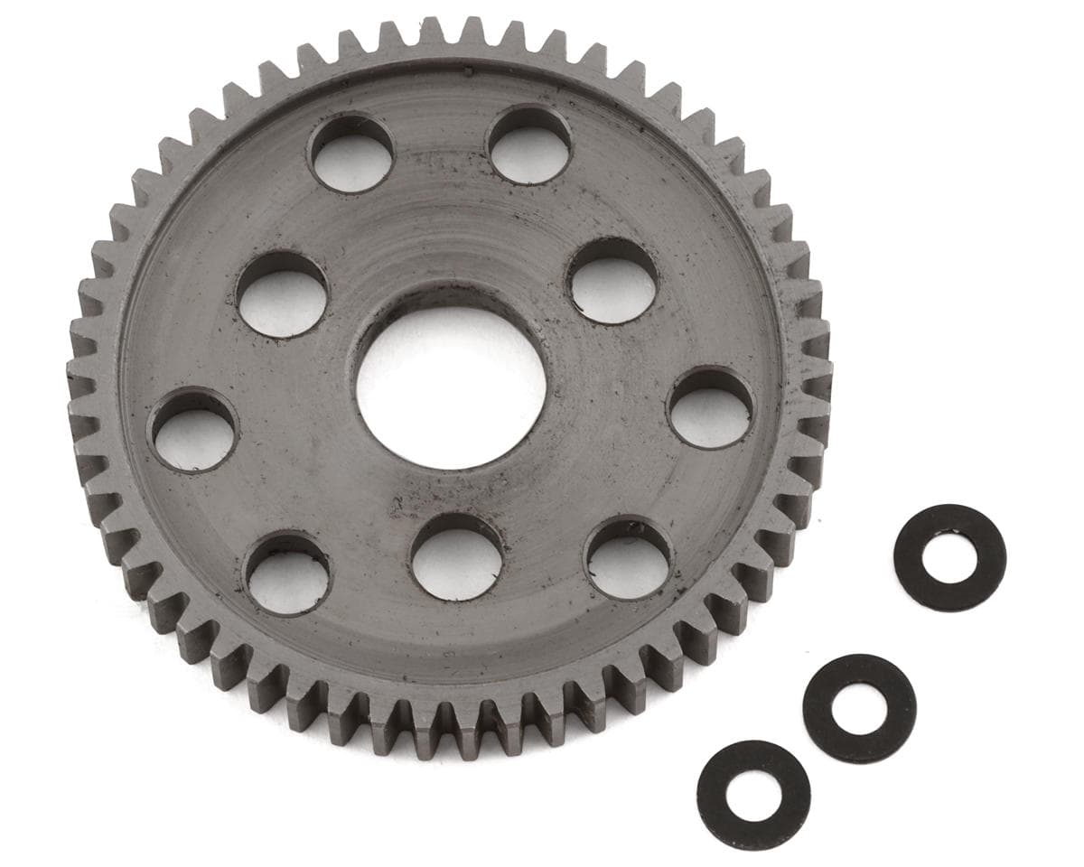 Robinson Racing Hard Steel 32P Spur Gear for Traxxas Slash 4x4/Stampede 4x4 (Accepts Telemetry) (Black) (54T)