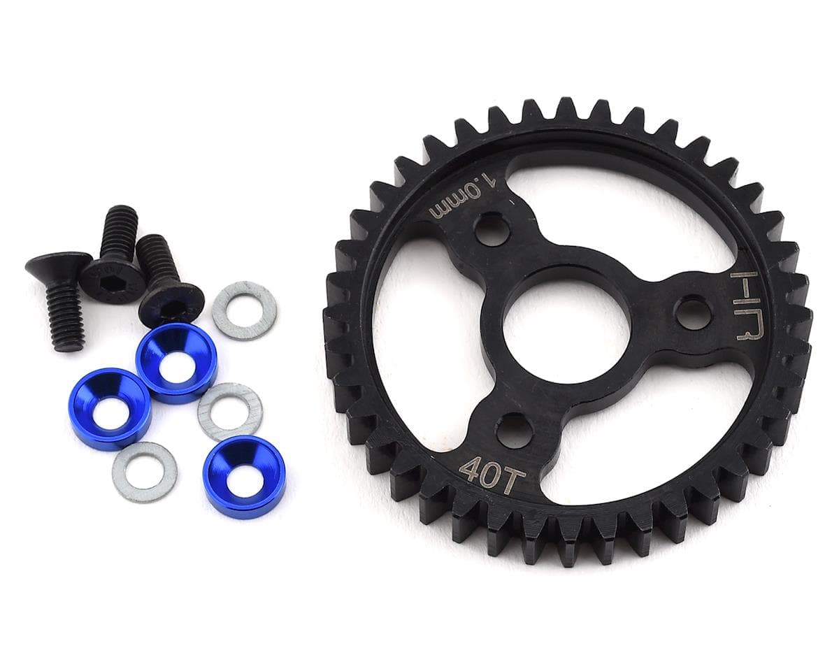 Hot Racing MOD1 Steel Spur Gear for Traxxas Revo (Blue) (40T)
