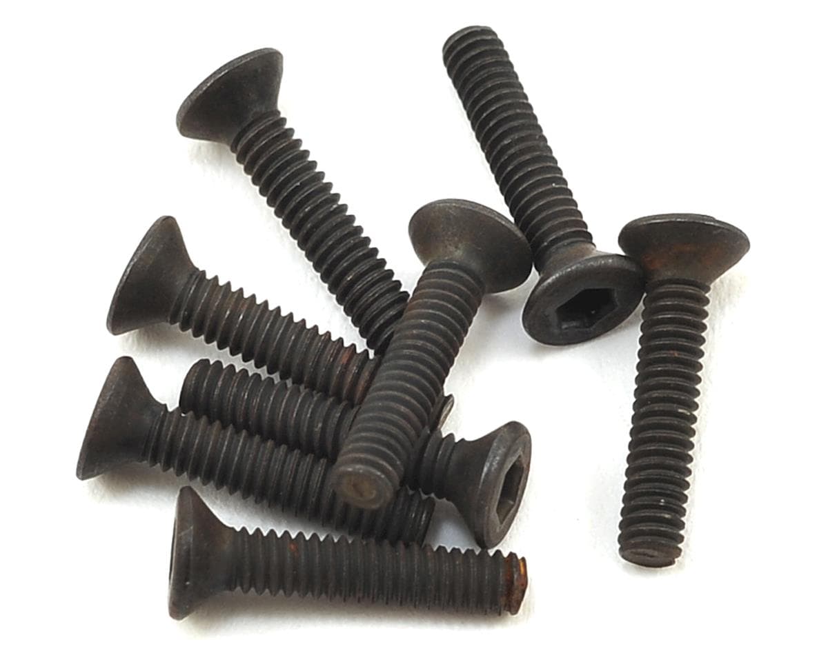 Mugen Seiki 2x10mm Flat Head Hex Screw (8)