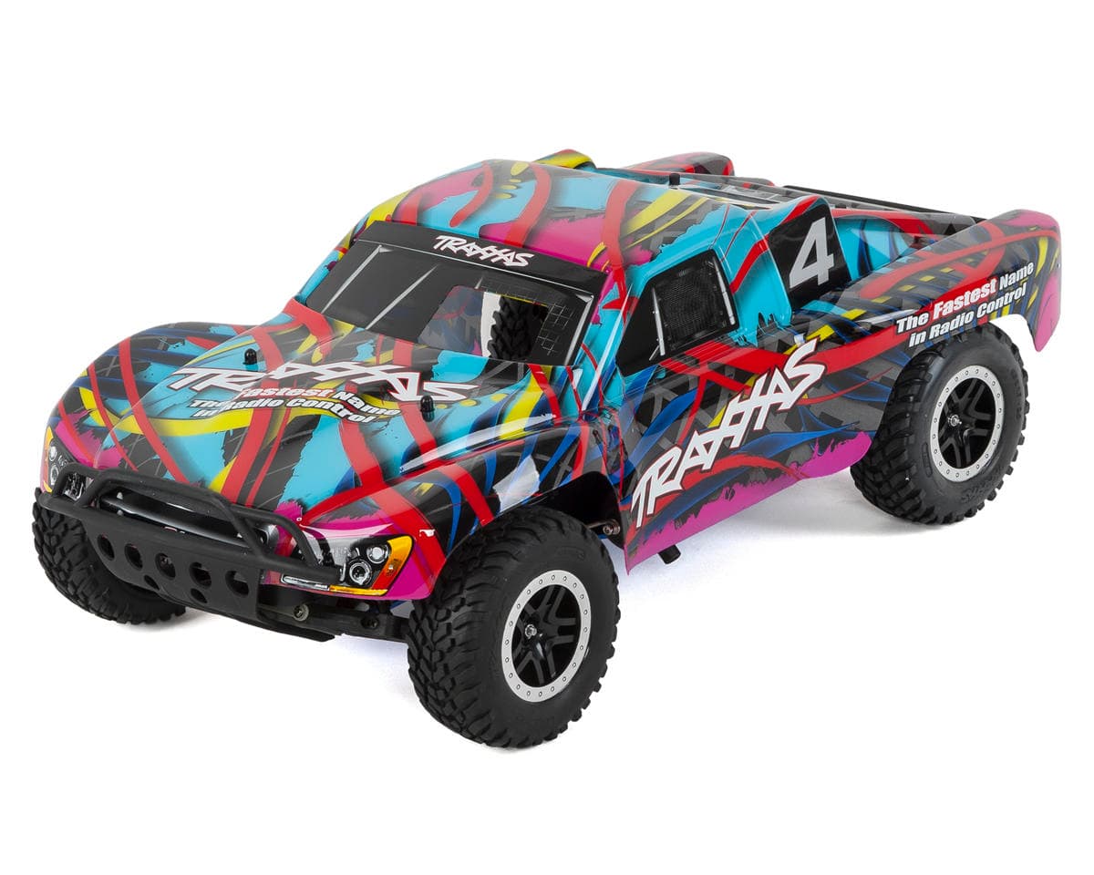 Traxxas Nitro Slash 3.3 1/10 2WD RTR SC Truck (Hawaiian Edition) w/TQ 2.4GHz Radio, TSM, Battery & DC Charger