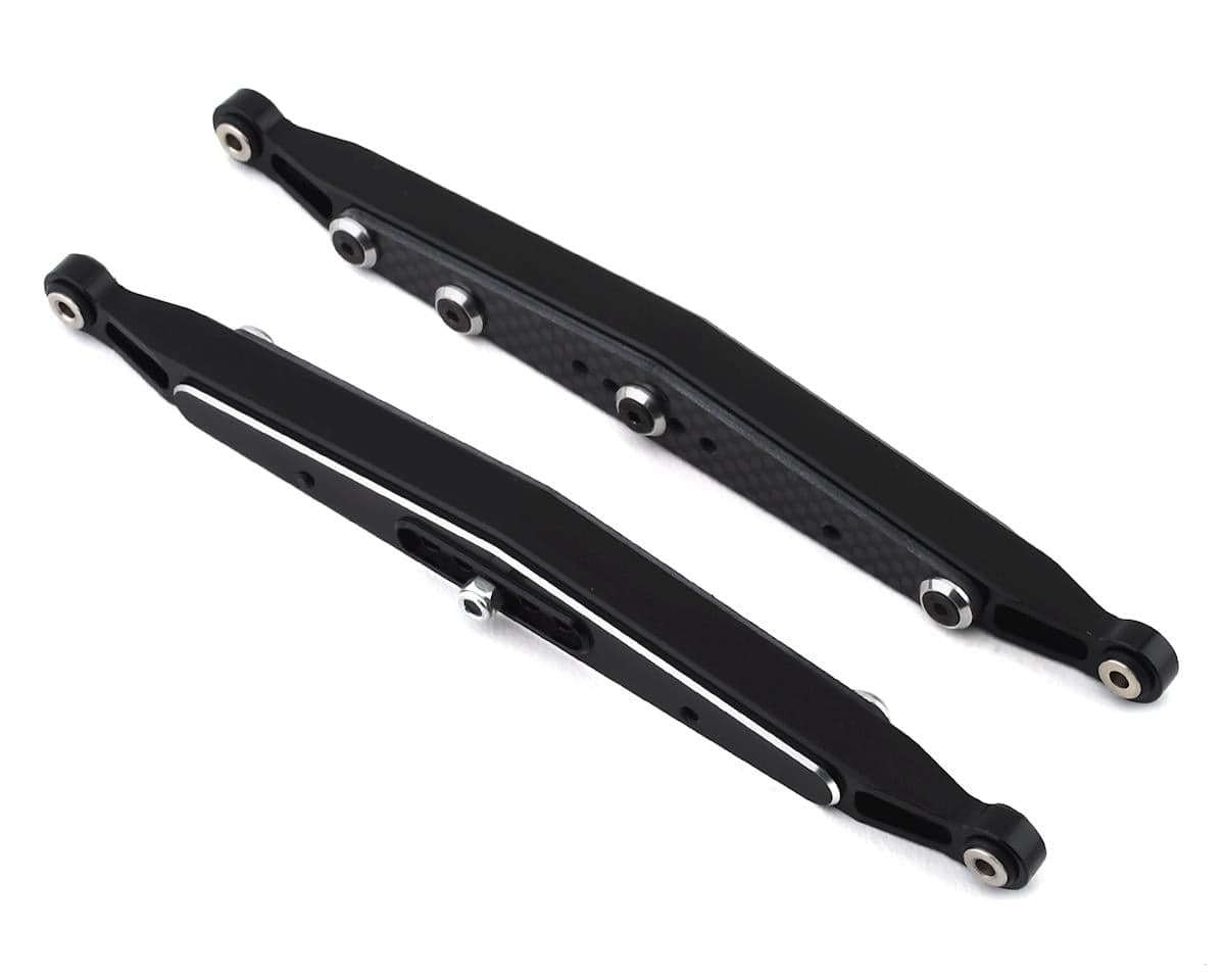 Hot Racing Losi Baja Rey/Rock Rey Aluminum/Carbon Fiber Rear Lower Links (Black)