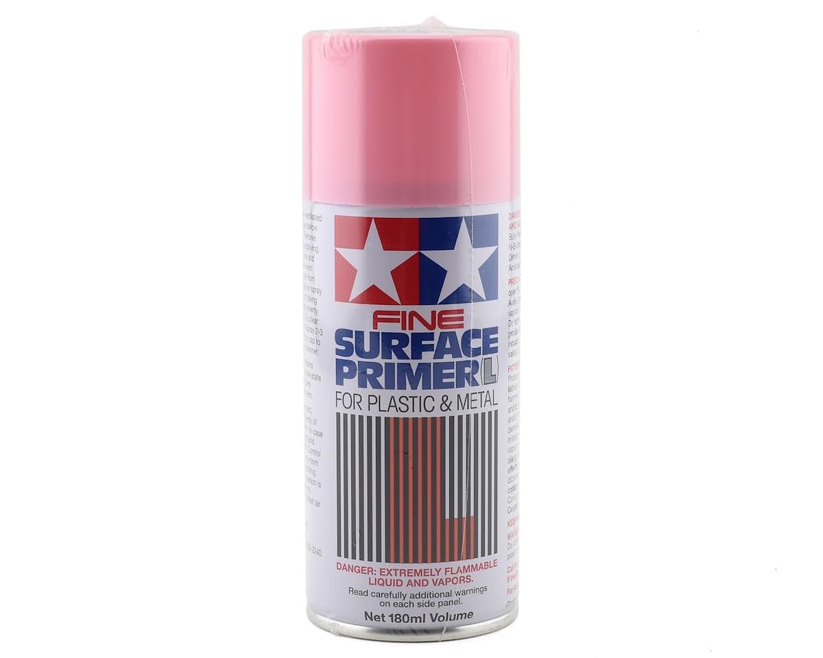 Tamiya Fine Surface Primer Spray Paint (Pink) (180ml)