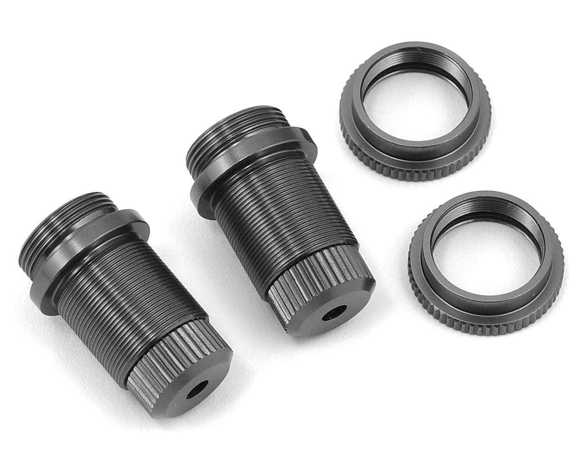ST Racing Concepts Aluminum Threaded Shock Bodies for Traxxas 4Tec 2.0 (Gun Metal) (2)