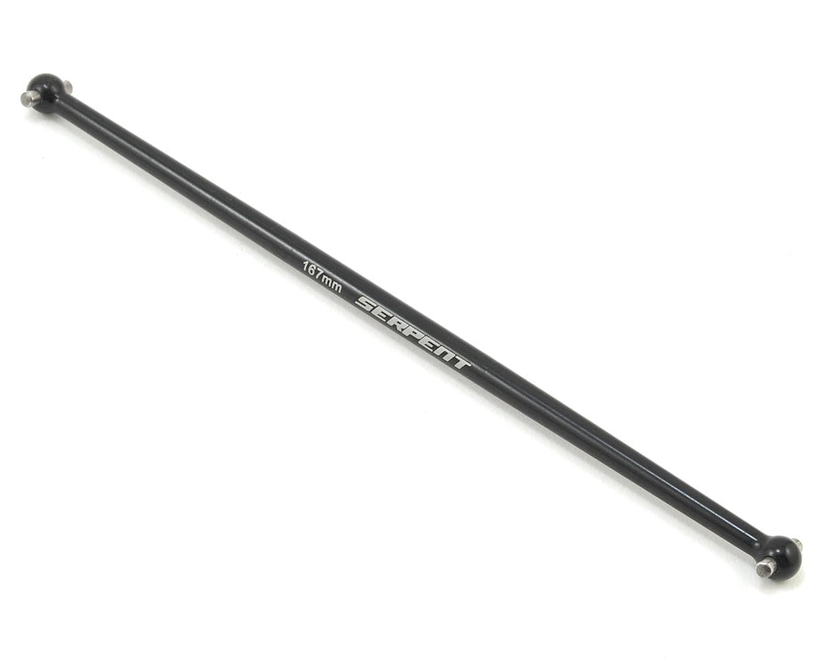 Serpent 167mm Aluminum Front-Center SRX8-E Driveshaft (Block Layout)