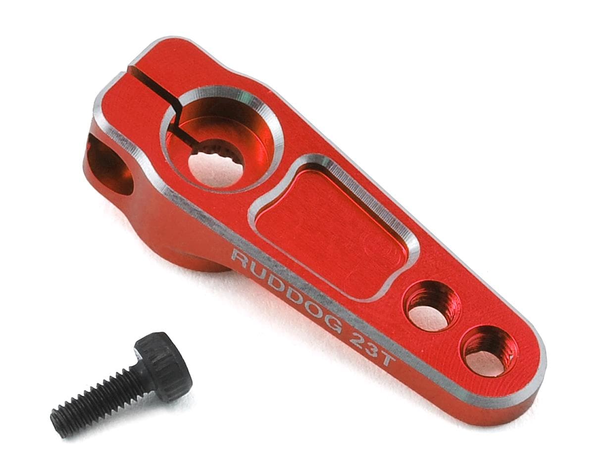 Ruddog Aluminum Servo Horn (Red) (23T - JR/Airtronics/KO)