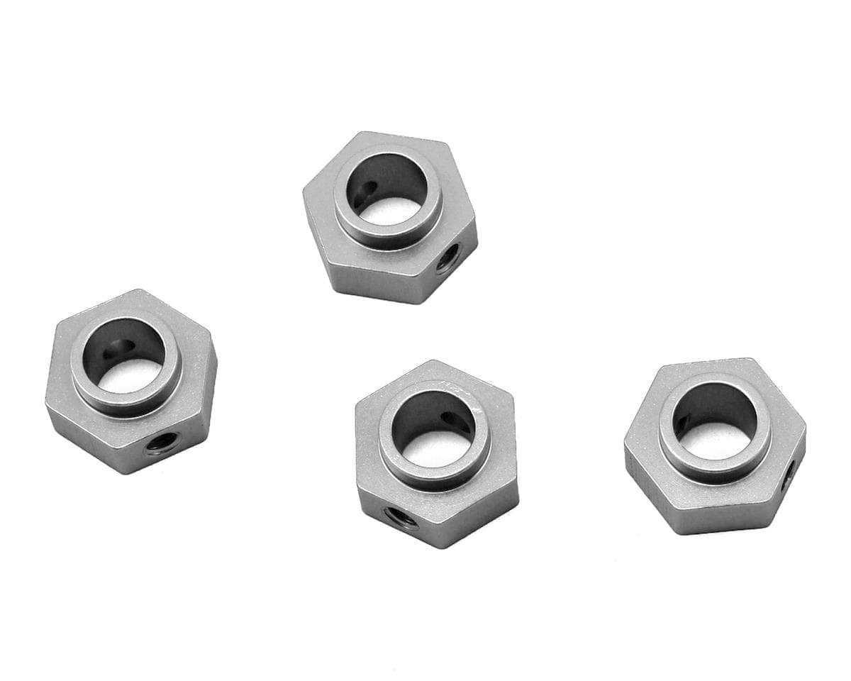 ST Racing Concepts Aluminum Wheel Hex Adapters for Traxxas TRX-4 (Silver) (2)