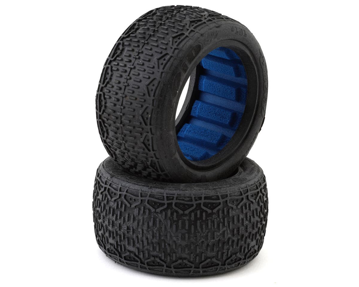 Sweep 10Droid 2.2" Rear Buggy Tires (2) (Yellow)