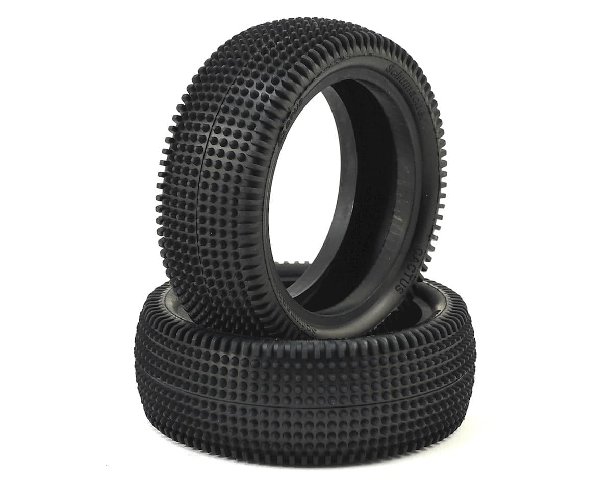 Schumacher Cactus 2.2" Front 1/10 4wd Buggy Carpet Tire (2) (Yellow)