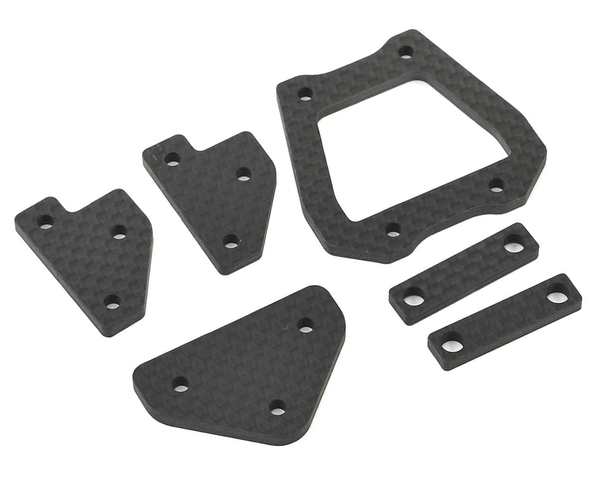 HB Racing E817/E817T Carbon Chassis Brace Set