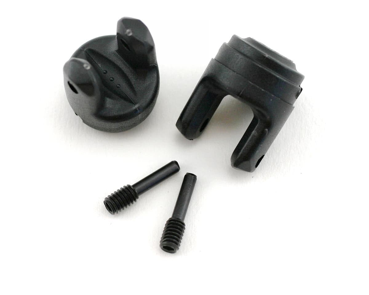 Traxxas Revo Yokes, differential and transmission (2)/ 4x15mm screw pins (2)