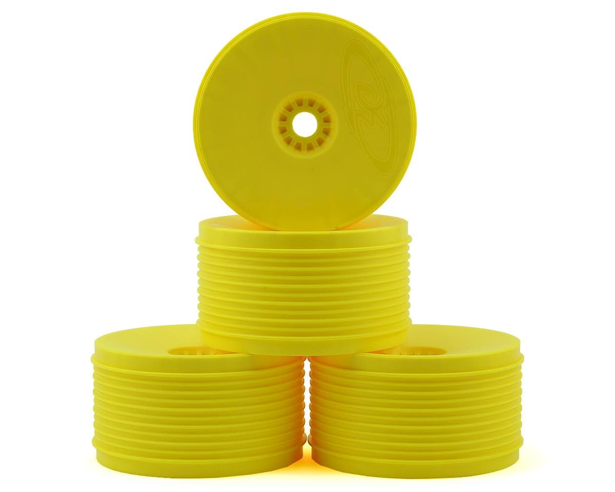 DE Racing "SpeedLine PLUS" 1/8 Truggy Wheel (Yellow) (4)