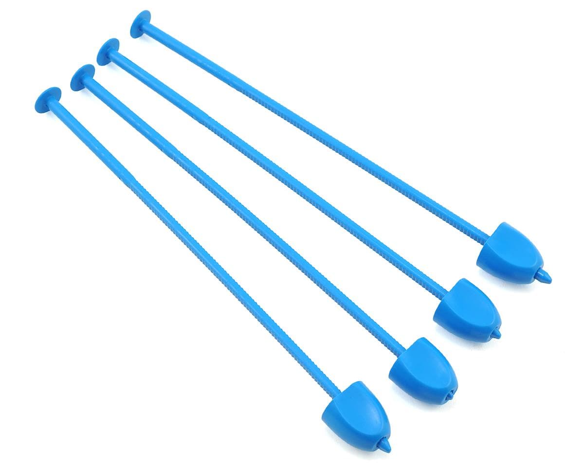 DE Racing Zip Stix Tire Organizers (Blue) (4)