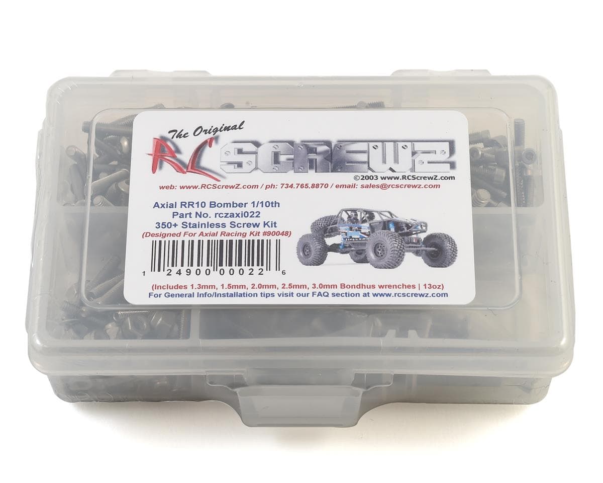 RC Screwz Axial RR10 Bomber Crawler Stainless Steel Screw Kit