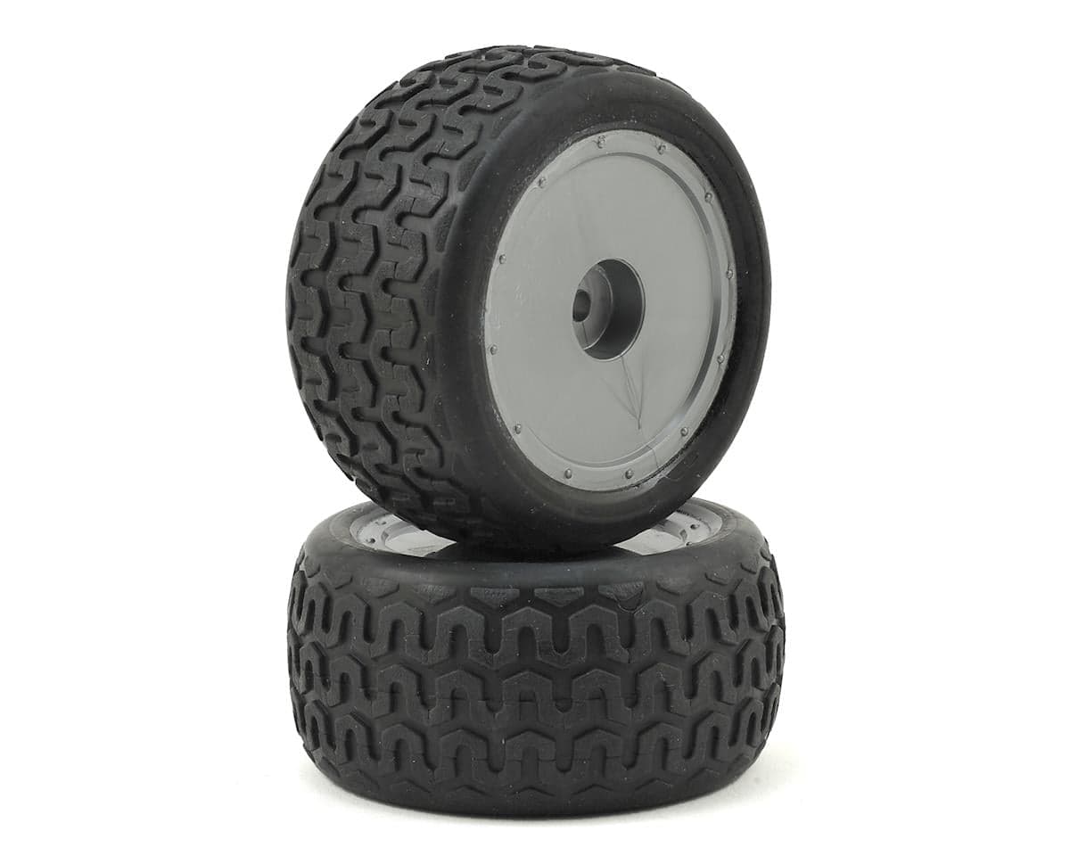 Custom Works Street Trac Pre-Mounted Dirt Oval Rear Tires (2) (HB)