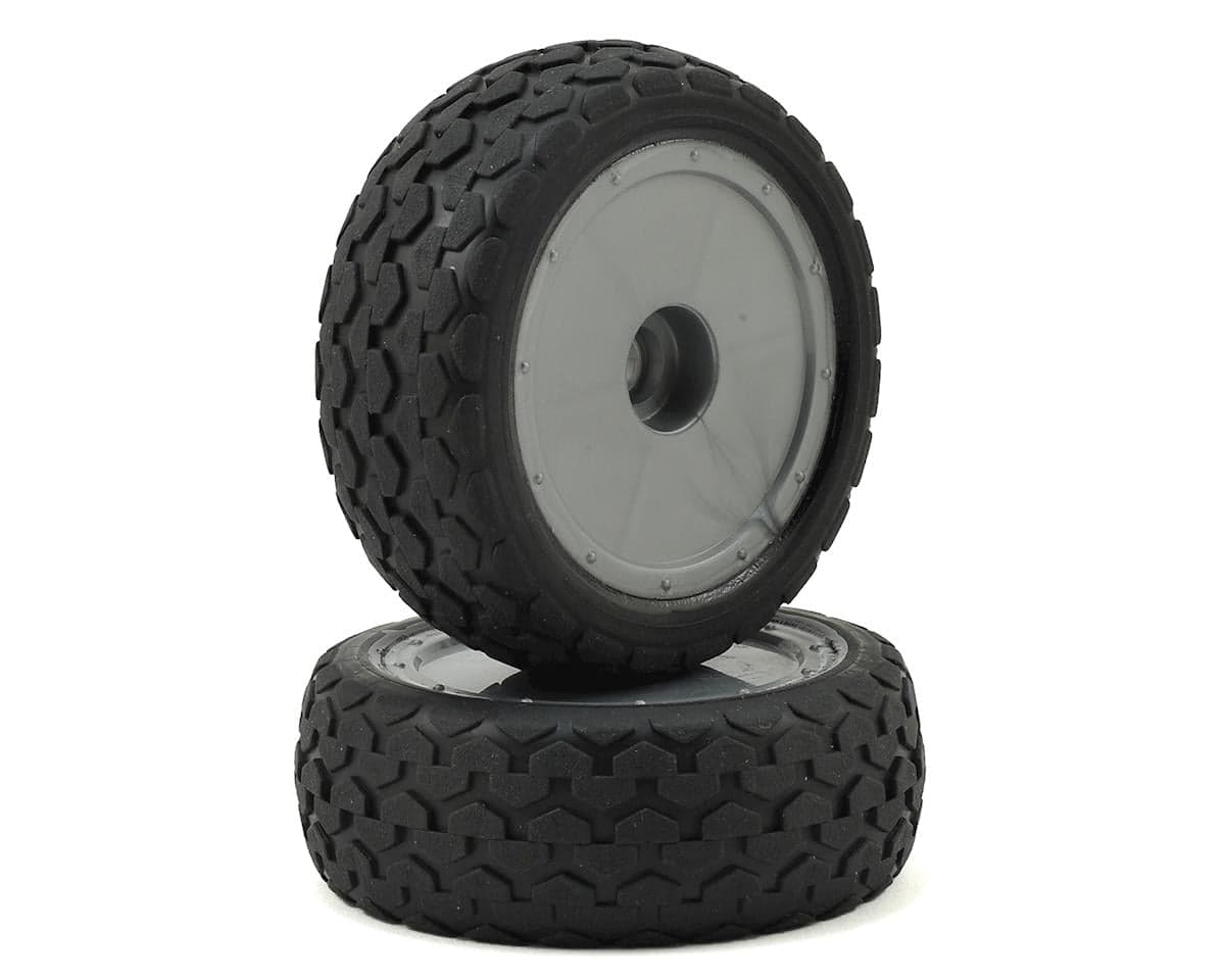 Custom Works Street Trac Pre-Mounted Dirt Oval Front Tires (2) (Standard)