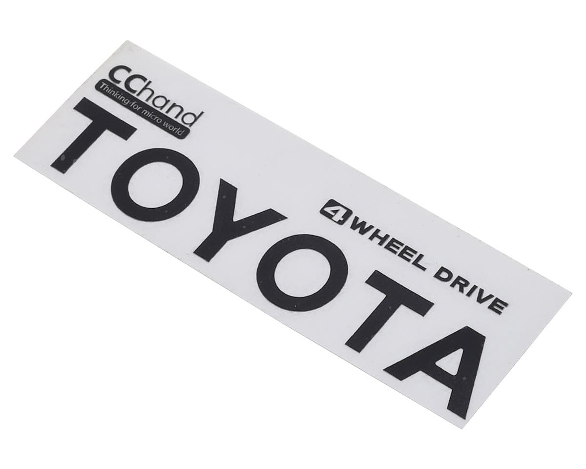 RC4WD CChand TF2 Mojave Body Metal Rear Emblem (Black)