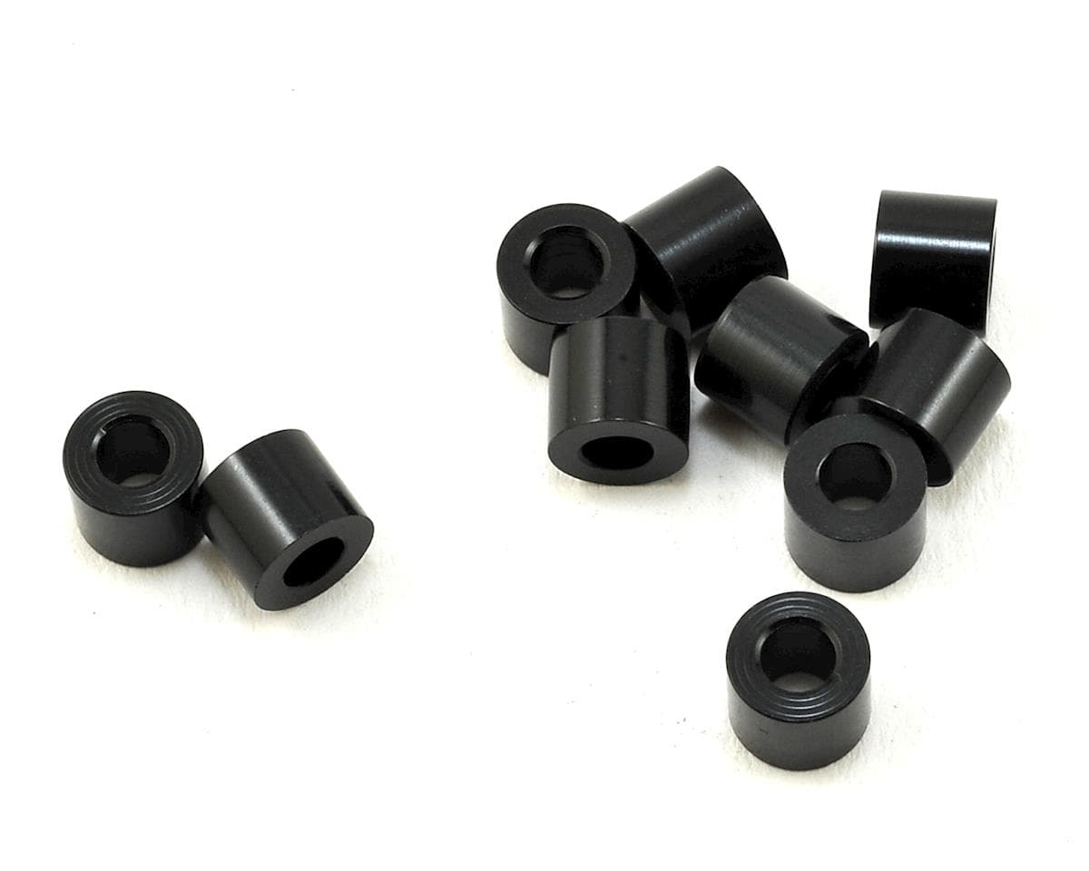 XRAY 3X6X5mm Aluminum Shim (Black) (10)