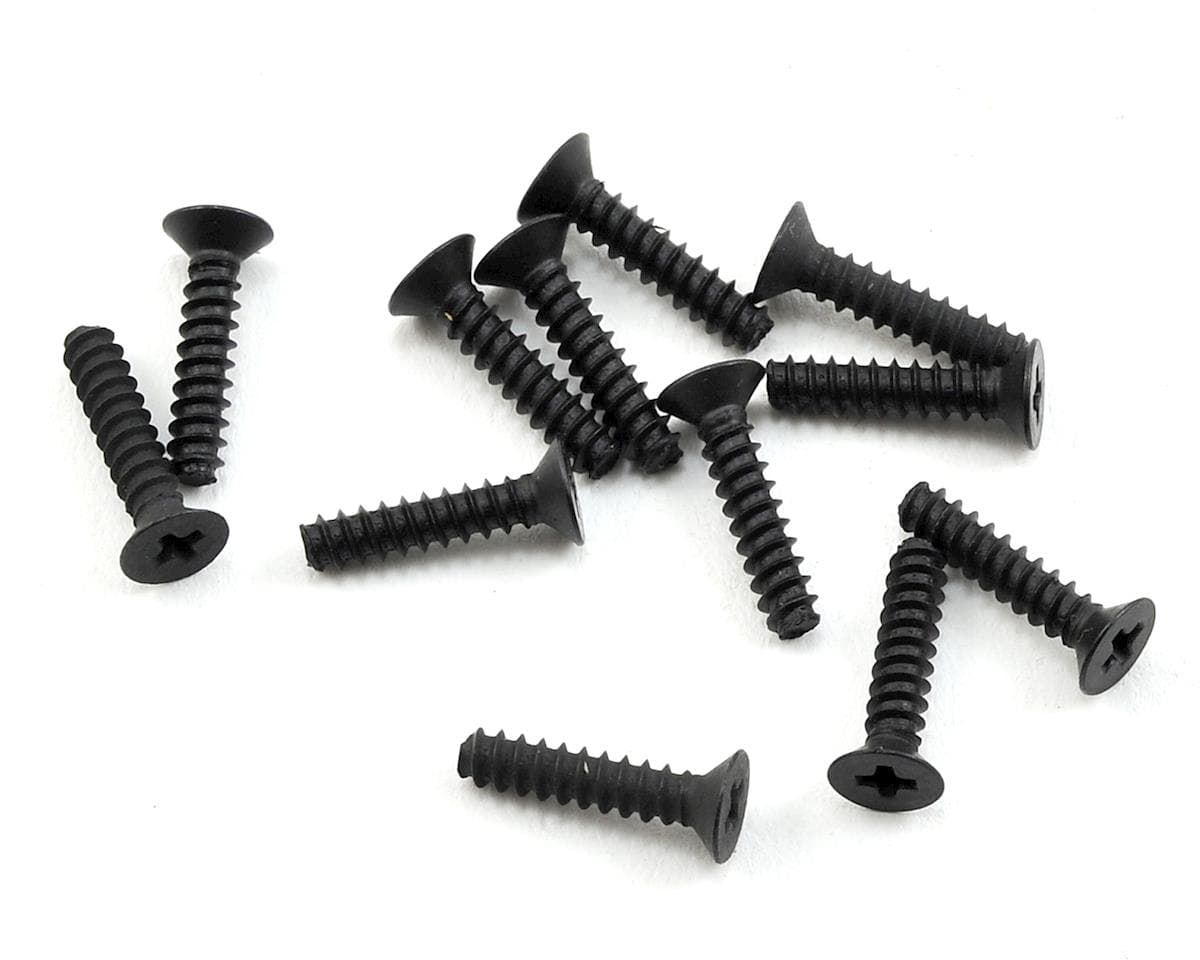 HPI 2.6X12mm Self Tapping Flat Head Screw (12)