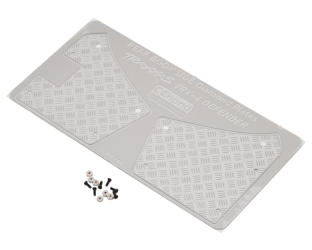 RC4WD CChand Diamond Plate Rear Fender Quarters for Traxxas TRX-4